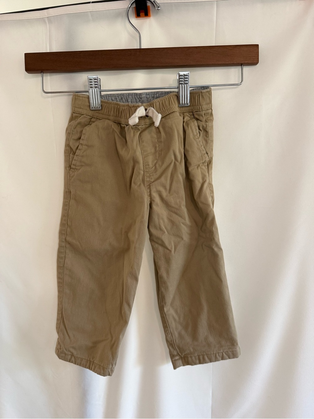 Primary Khaki Drawstring Casual Kids Pants